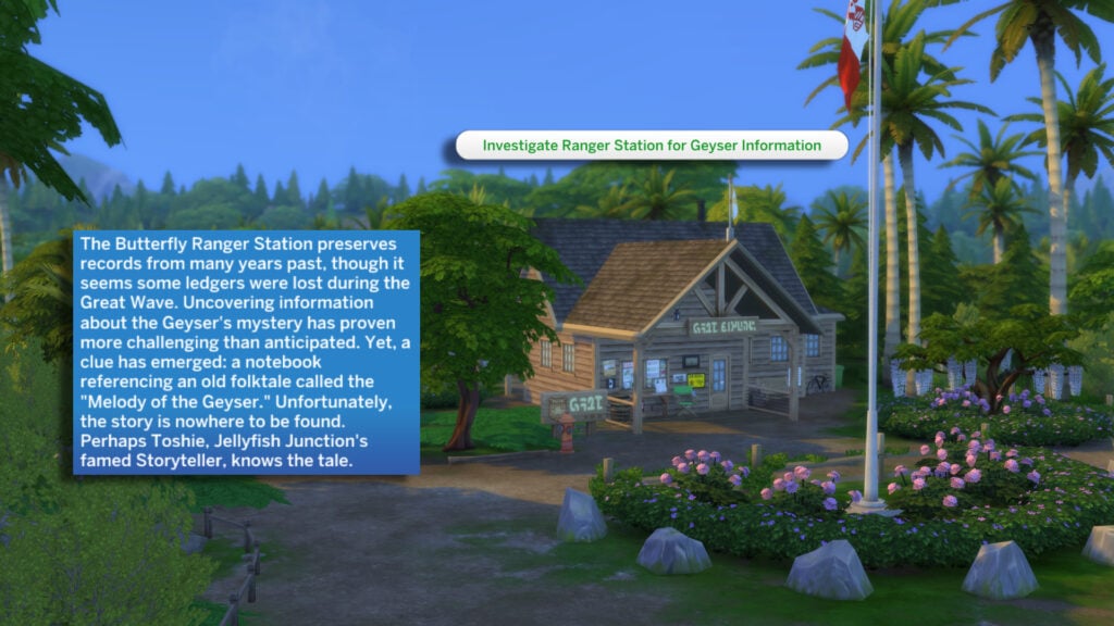 The Sims 4 Adventure Awaits: Gibbi Point Adventure Quests Guide 49 melody 3