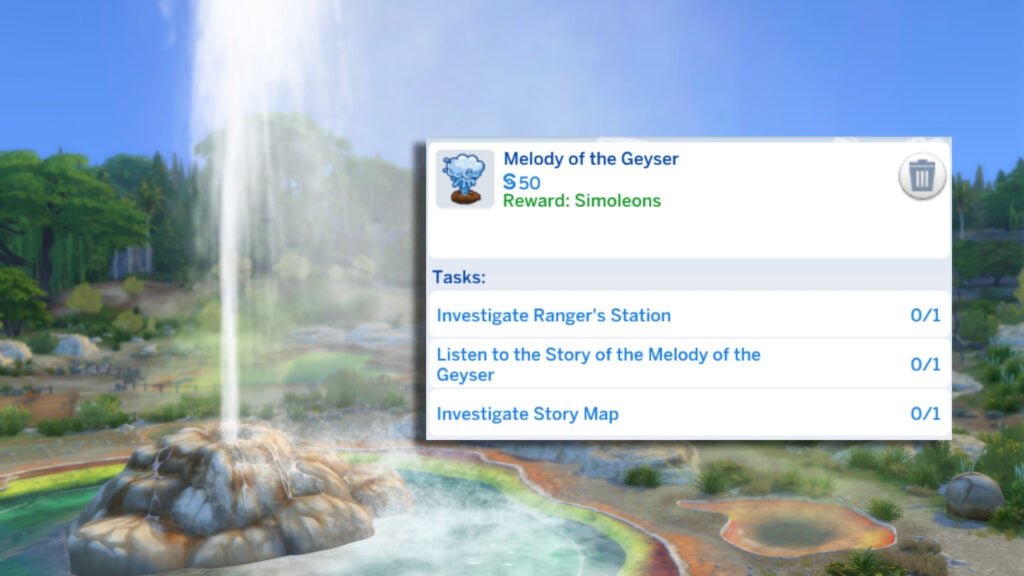 The Sims 4 Adventure Awaits: Gibbi Point Adventure Quests Guide 46 melody table