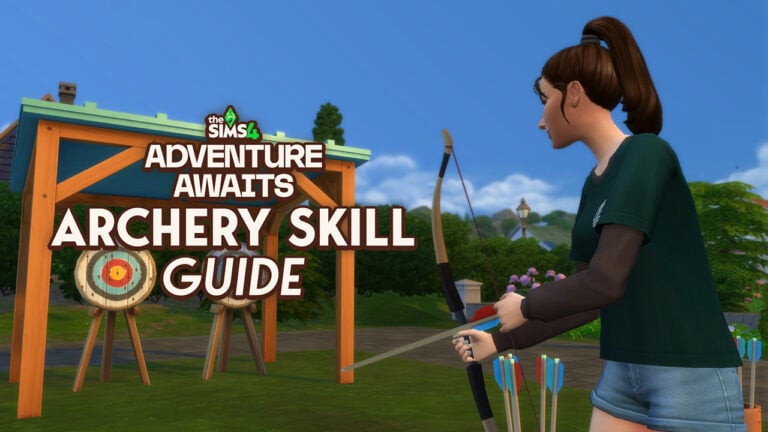 Hit your Target with The Sims 4 Archery Skill from Adventure Awaits