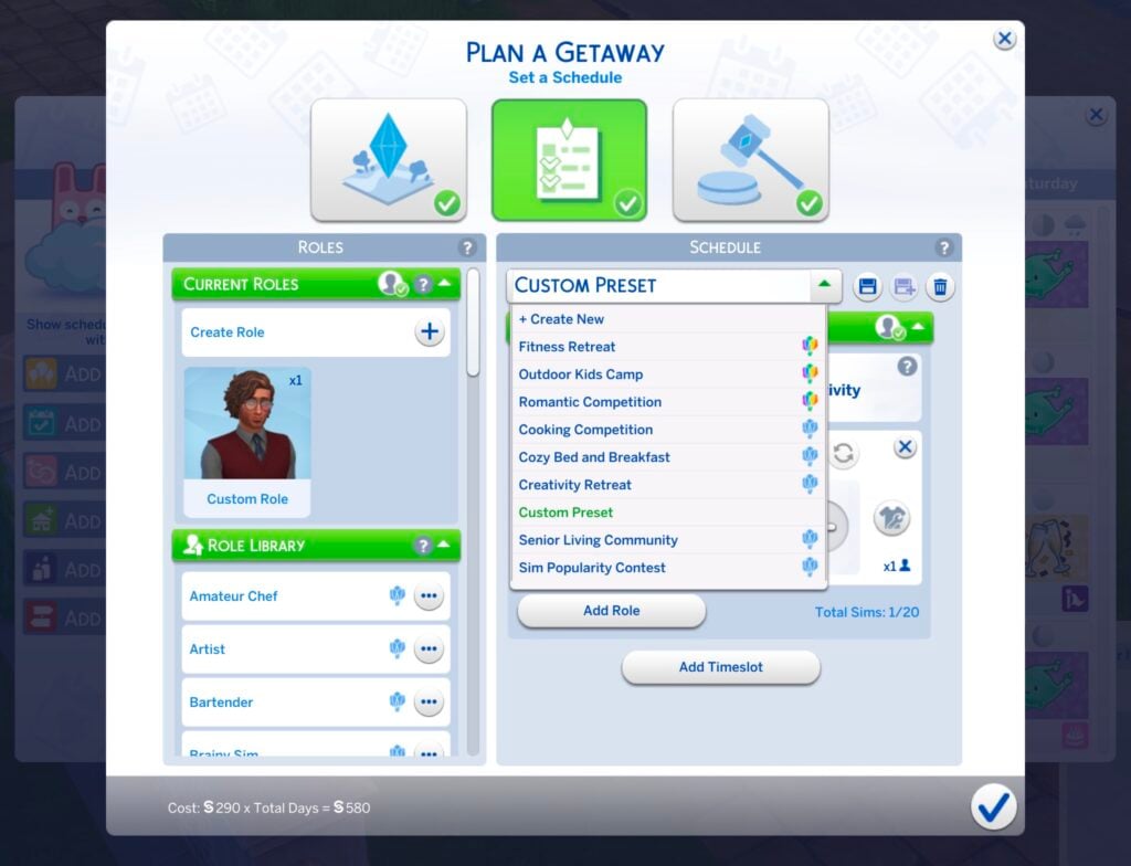sims 4 custom getaway preset