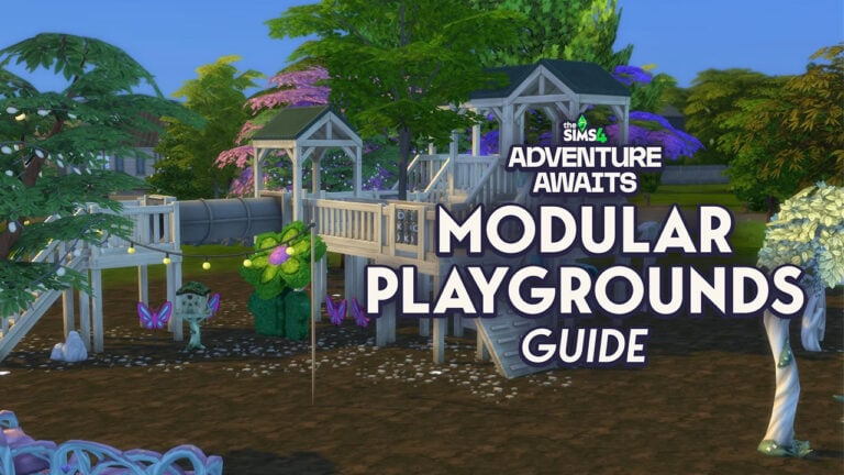Customize Your World with The Sims 4 Modular Playgrounds from Adventure Awaits