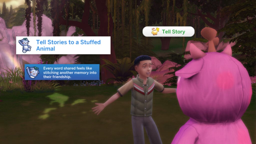 The Sims 4 Forever Friends Event Week 4: Guide and Rewards 7 task 5 tell