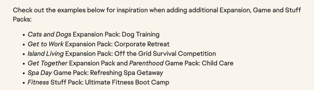 Premade Pets are Missing in The Sims 4; Adventure Awaits Cross-Pack Feature Not Working as Promoted 2 the sims 4 adventure awaits dog training