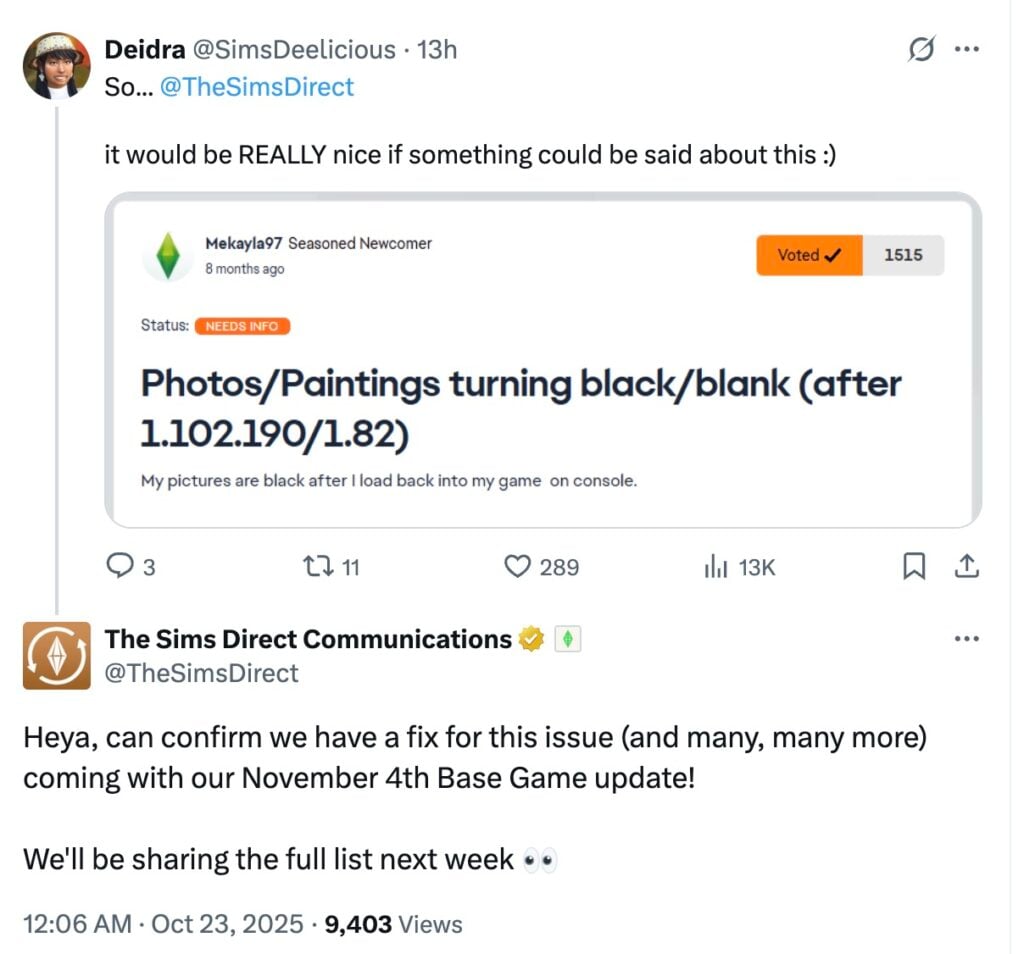 The Sims Team Reassures Creators About The Sims 4's Future in a New Email 4 the sims 4 black photos issue
