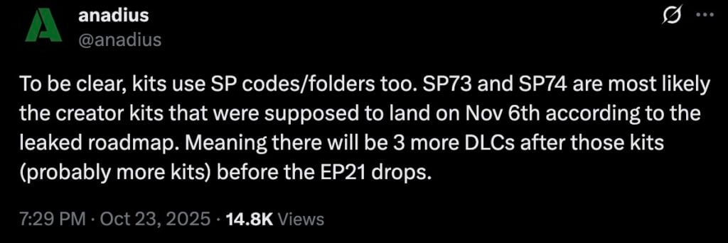 New Changes to Upcoming Sims 4 DLC Release Roadmap 5 the sims 4 dlc releases new order2
