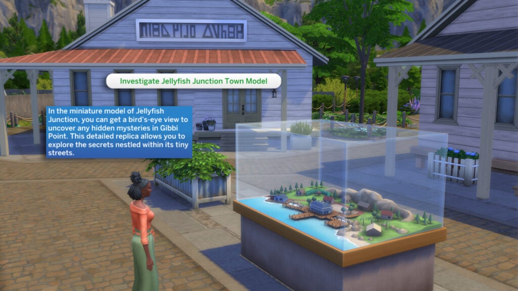 The Sims 4 Adventure Awaits: Gibbi Point Adventure Quests Guide 14 townmodel1