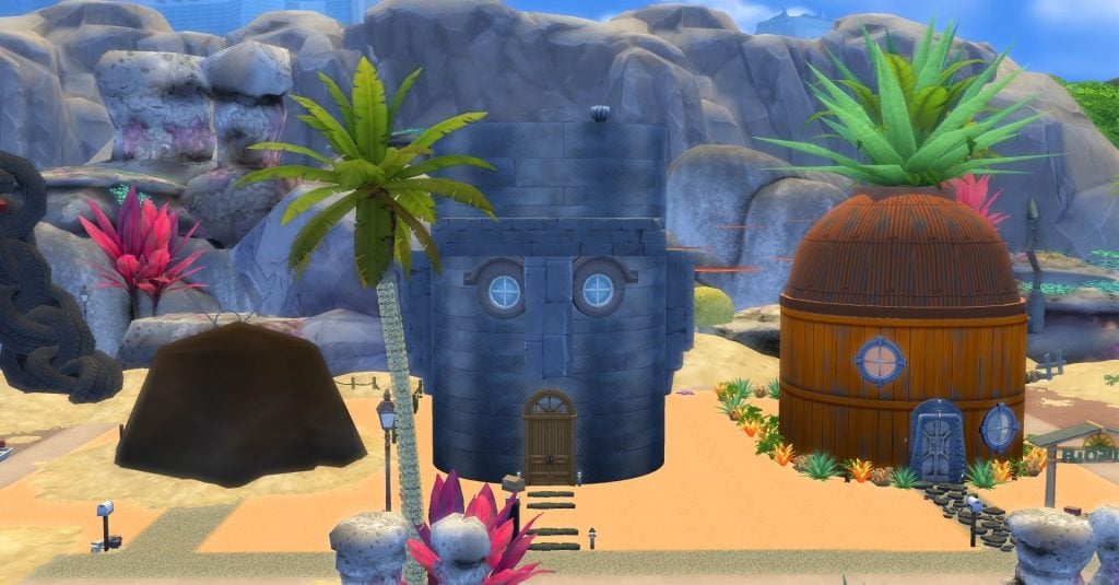 Exploring The Creative Sims 4 SpongeBob Save File 3 Sims 4 SpongeBob Save File - Conch Street