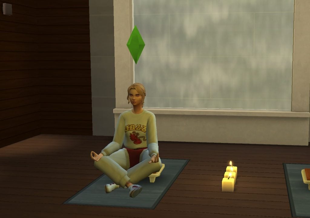 Sims 4 Grief System, Life and Death- Meditating