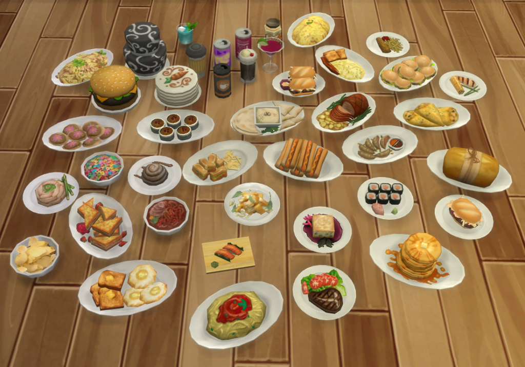 Yummy: The Best Sims 4 Custom Food Mods and Overrides! 4 Sims 4 Custom Food - Default - Cowplant's Cake