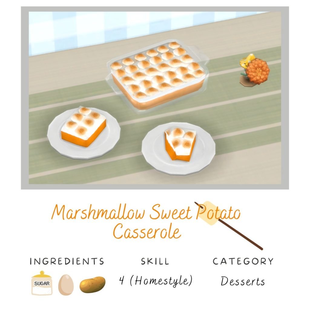 Yummy: The Best Sims 4 Custom Food Mods and Overrides! 42 Marshmallow Sweet Potato Casserole