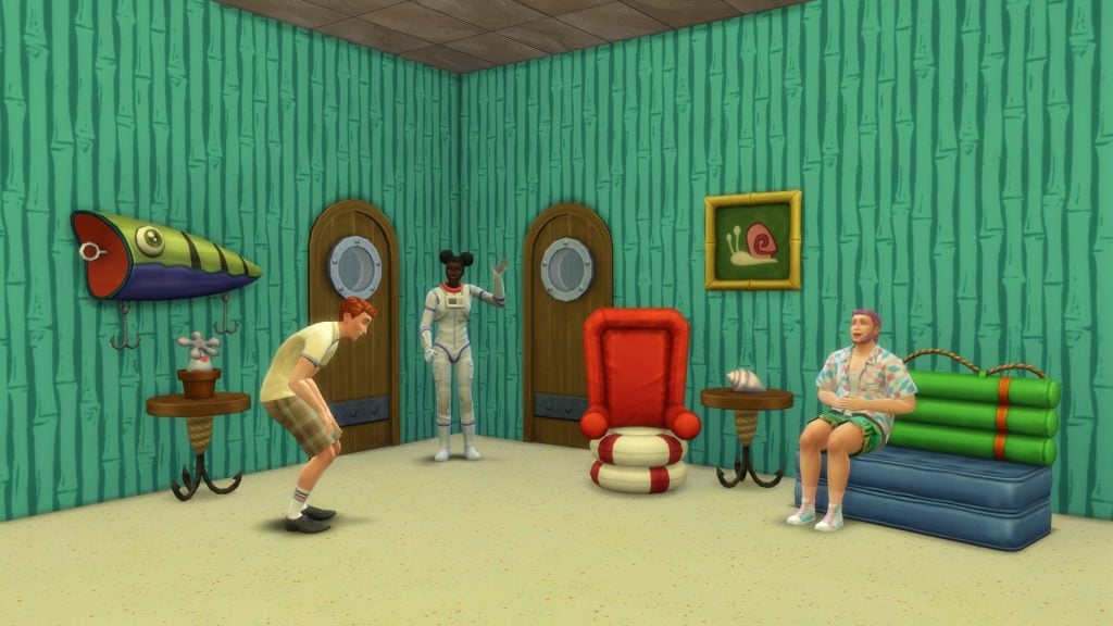 The Sims 4 SpongeBob's House Kit review image