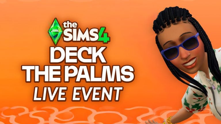 The Sims 4 Deck The Palms Live Event Begins December 16th