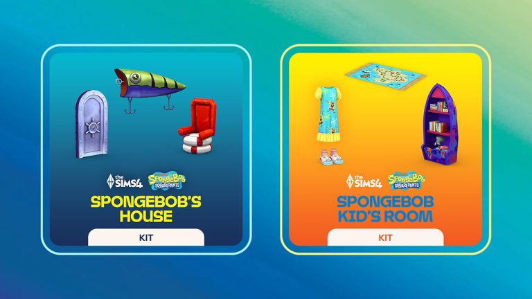 OUT NOW: Two New The Sims 4 SpongeBob Kits and a Bundle