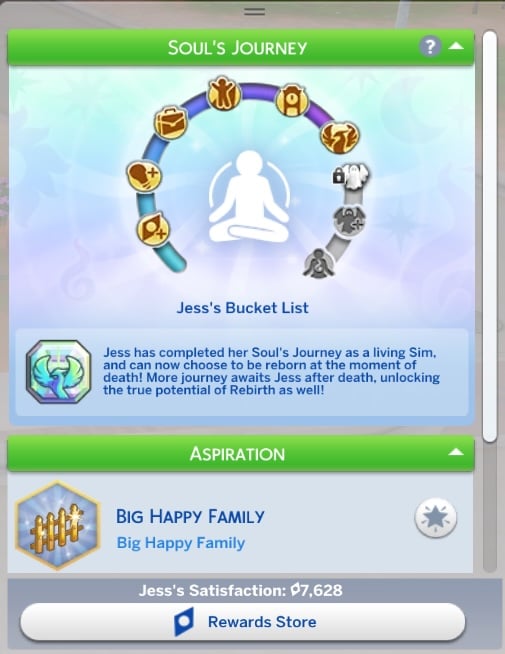 The Sims 4 Life and Death Soul's Journey- Dreams Fulfilled