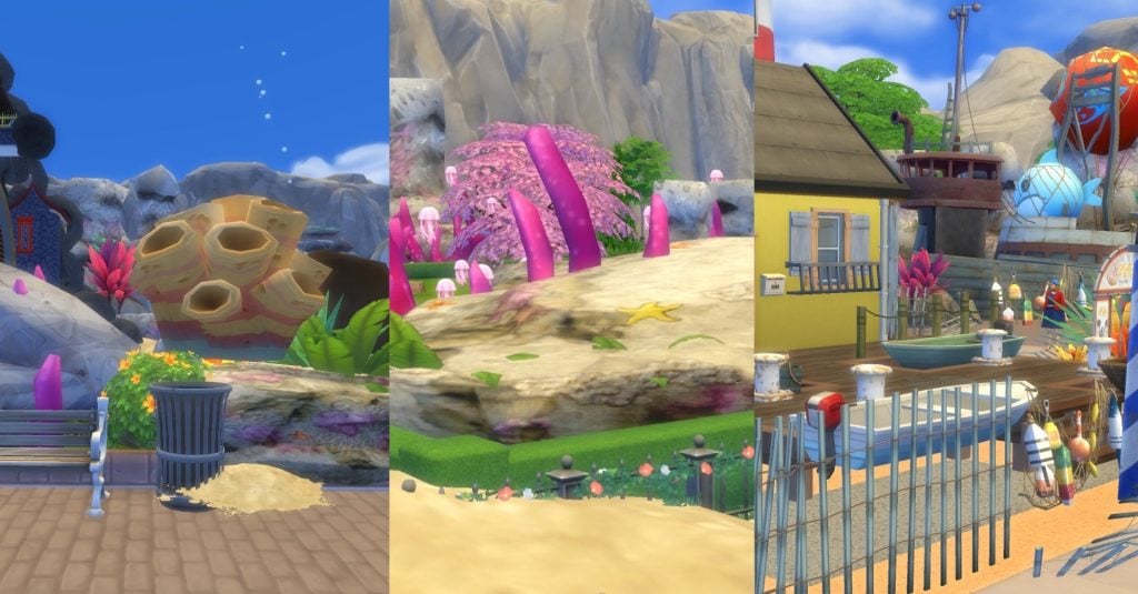 Exploring The Creative Sims 4 SpongeBob Save File 2 Sims 4 SpongeBob Save File - Design Elements
