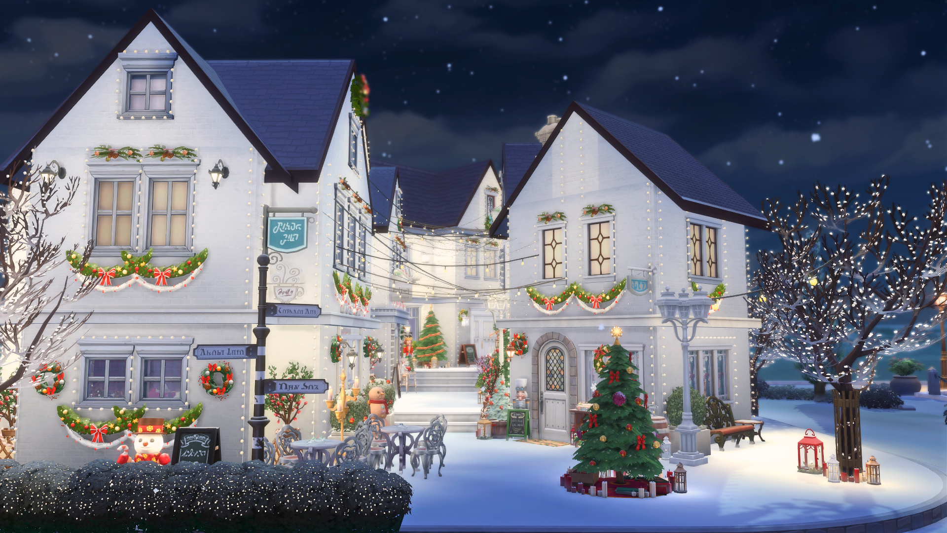 The Sims 4 Holiday Lots Gallery Spotlight: Winter Markets, Streets