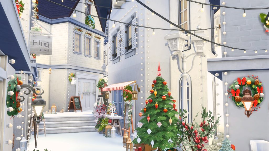 The Sims 4 Holiday Lots Gallery Spotlight: Winter Markets, Streets and Farms 6 Sims 4 Holiday Lots - Yukihyo6121
