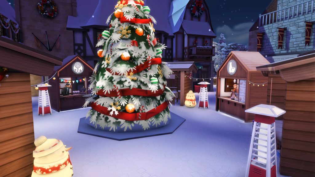 The Sims 4 Holiday Lots Gallery Spotlight: Winter Markets, Streets and Farms 8 Sims 4 Holiday Lots - ViannasNook