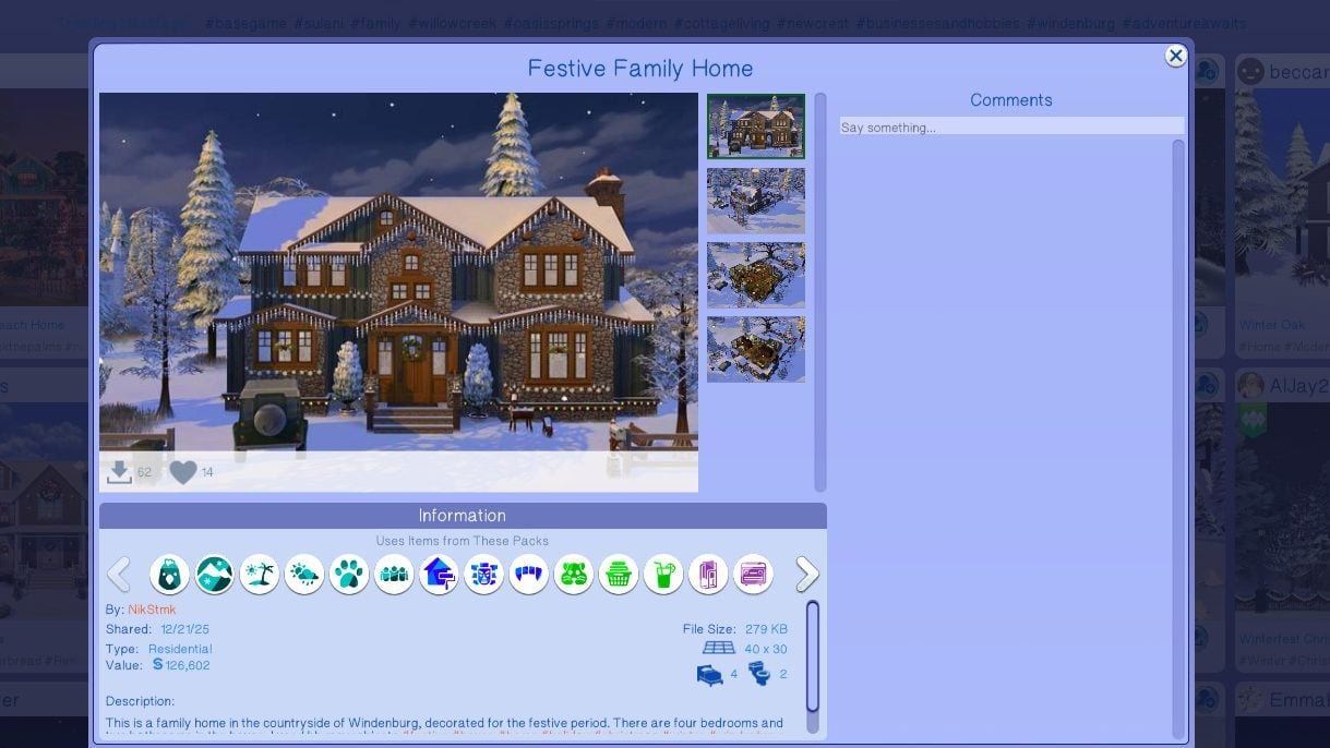 SHOWCASE: 8 Spectacular The Sims 4 Holiday Mods to Embrace Winterfest! 21 TS4 x64 fpb 2025 12 24 13 18 41 101 edited 2