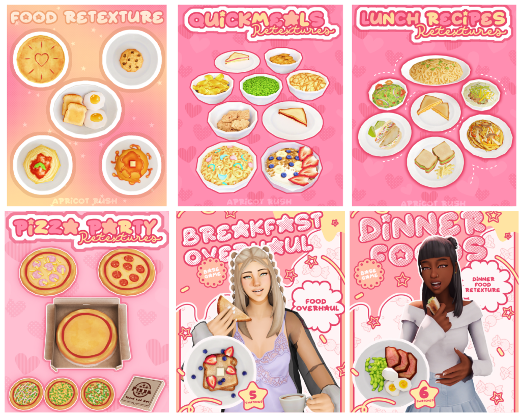 Yummy: The Best Sims 4 Custom Food Mods and Overrides! 3 Sims 4 Custom Food - Default - Apricot Rush