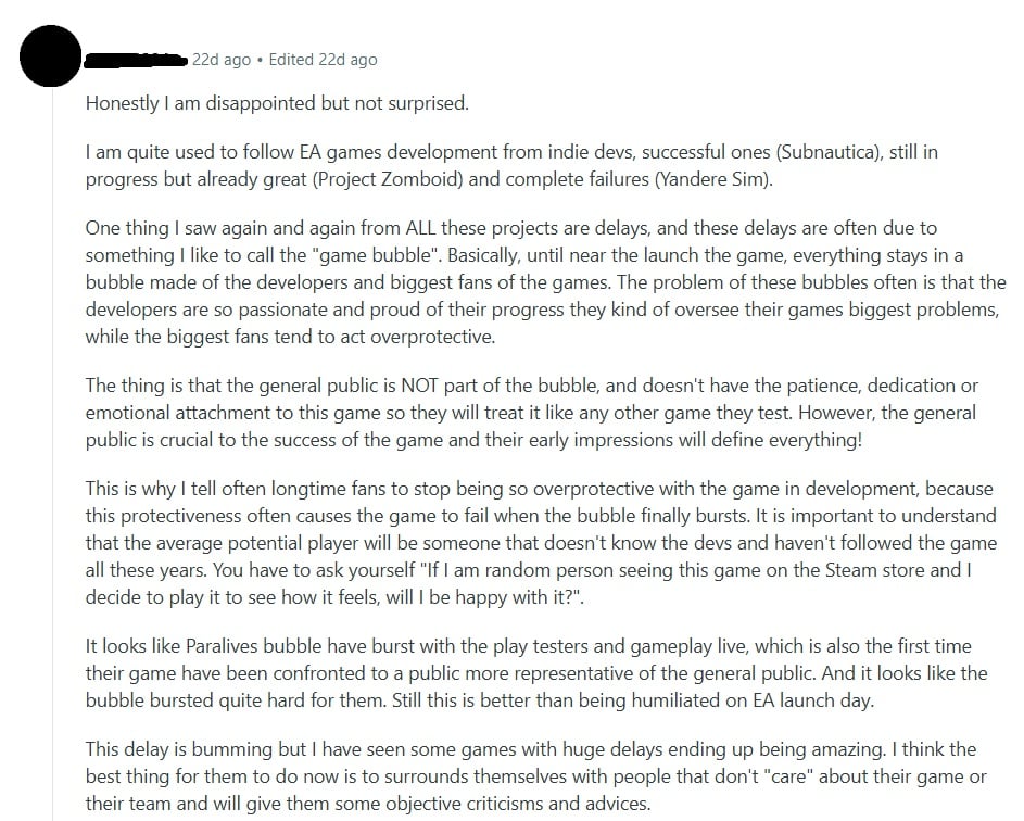 reddit comment dissapointment