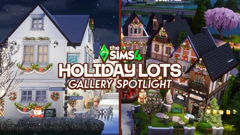 The Sims 4 Holiday Lots Gallery Spotlight: Winter Markets, Streets and Farms