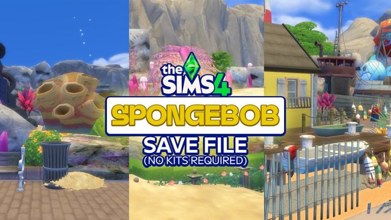 Exploring The Creative Sims 4 SpongeBob Save File