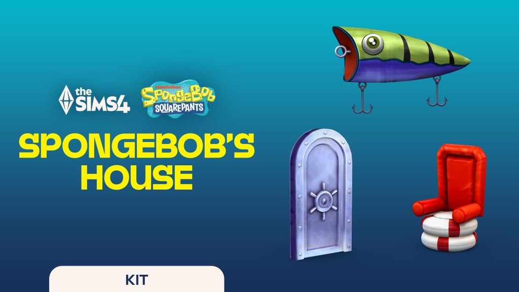 The Sims 4 SpongeBob's House Kit