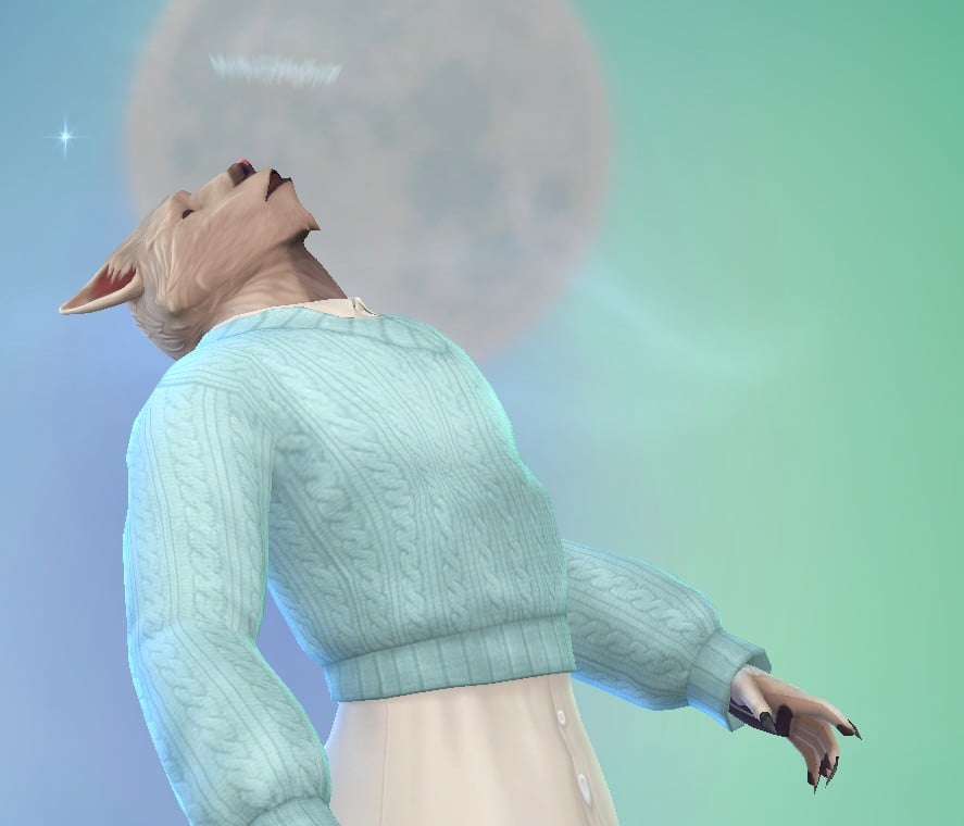Sims 4 Occult Lifespans, Werewolf Adult