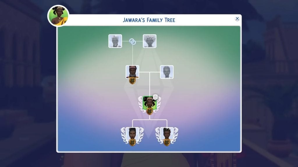 Sims 4 Royalty & Legacy Dynasty Screens