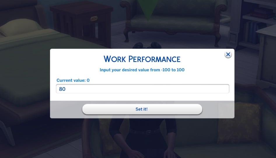 modify work performance