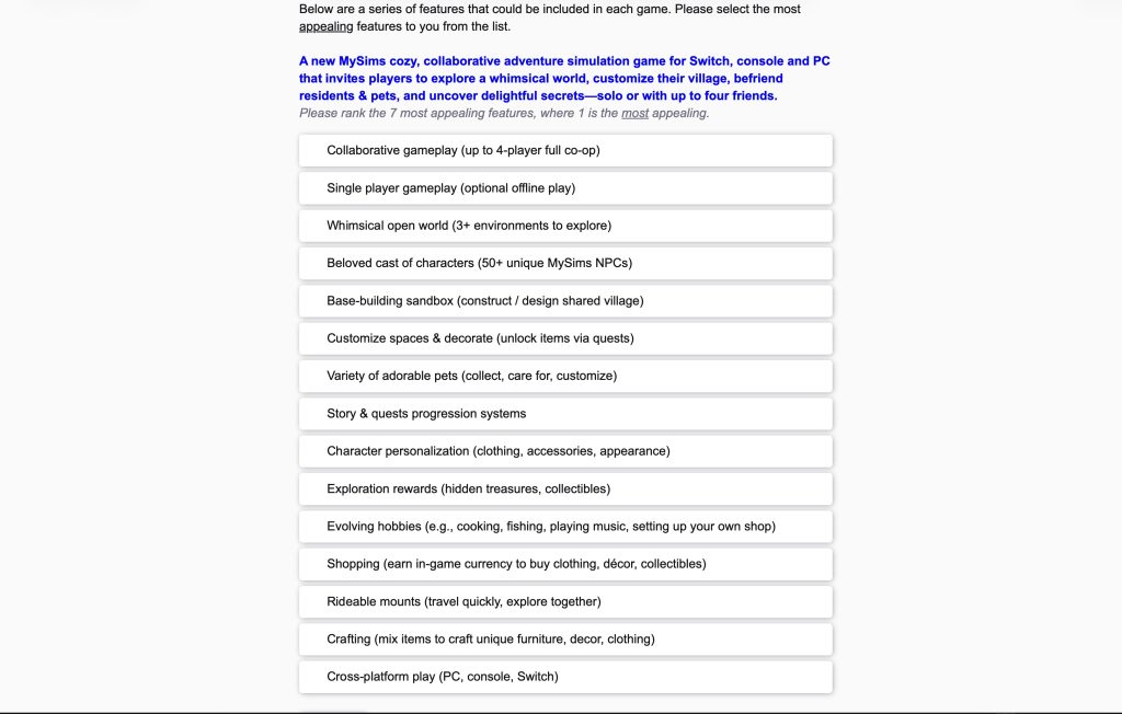 new mysims game features