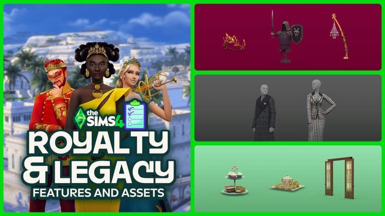 The Sims 4 Royalty & Legacy Grand Bundle: Official Features and Assets