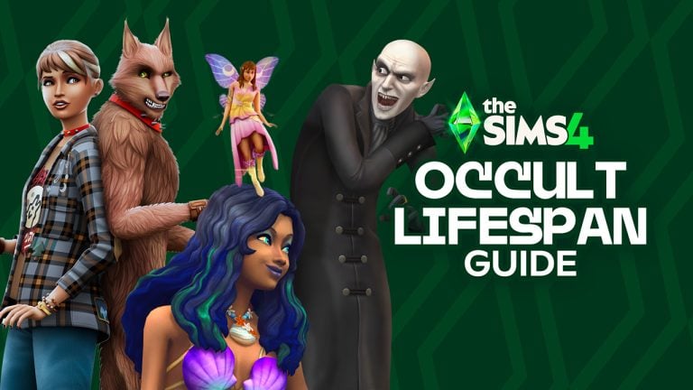The Guide to The Sims 4 Occult Lifespans