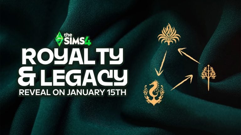The Sims 4 Royalty & Legacy Expansion to be Revealed on January 15th