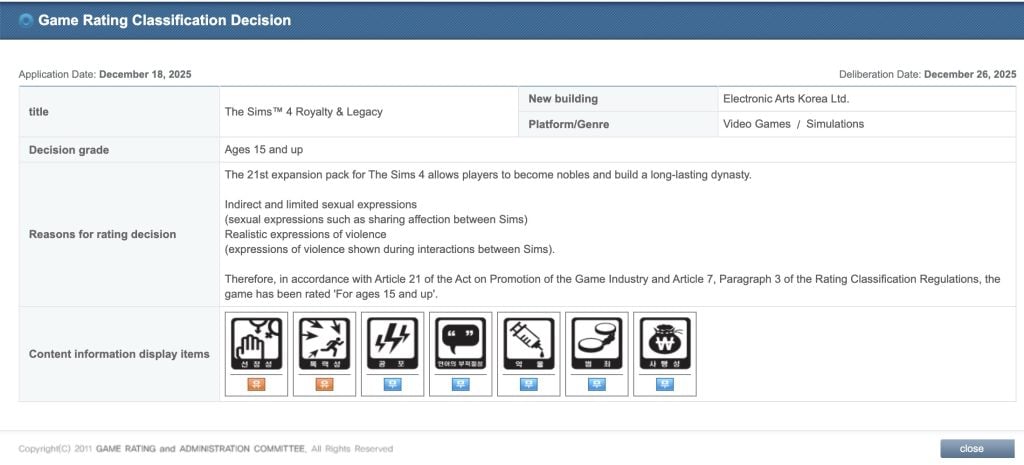 the sims 4 royalty legacy expansion leak
