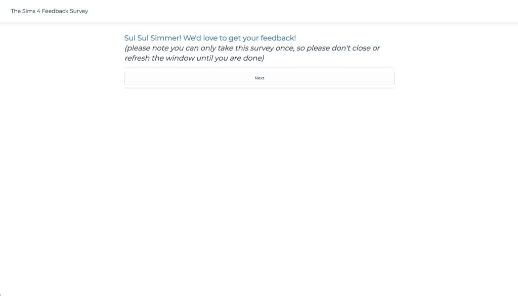 the sims 4 townies official survey 1