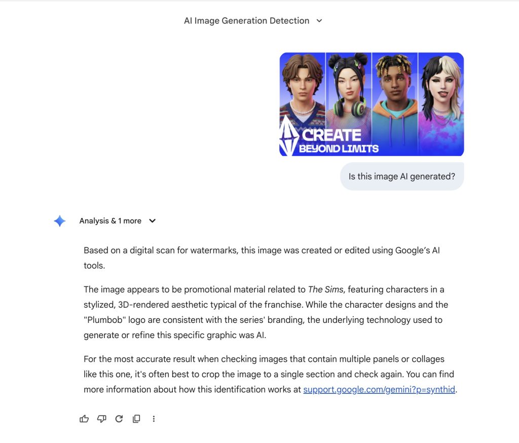 the sims project x ai detection new2