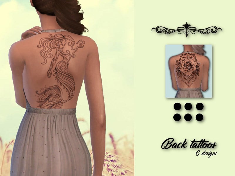 IMF Back Tattoos by IZZIEMCFIRE