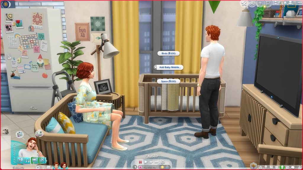 Baby Mobile Birds or Space