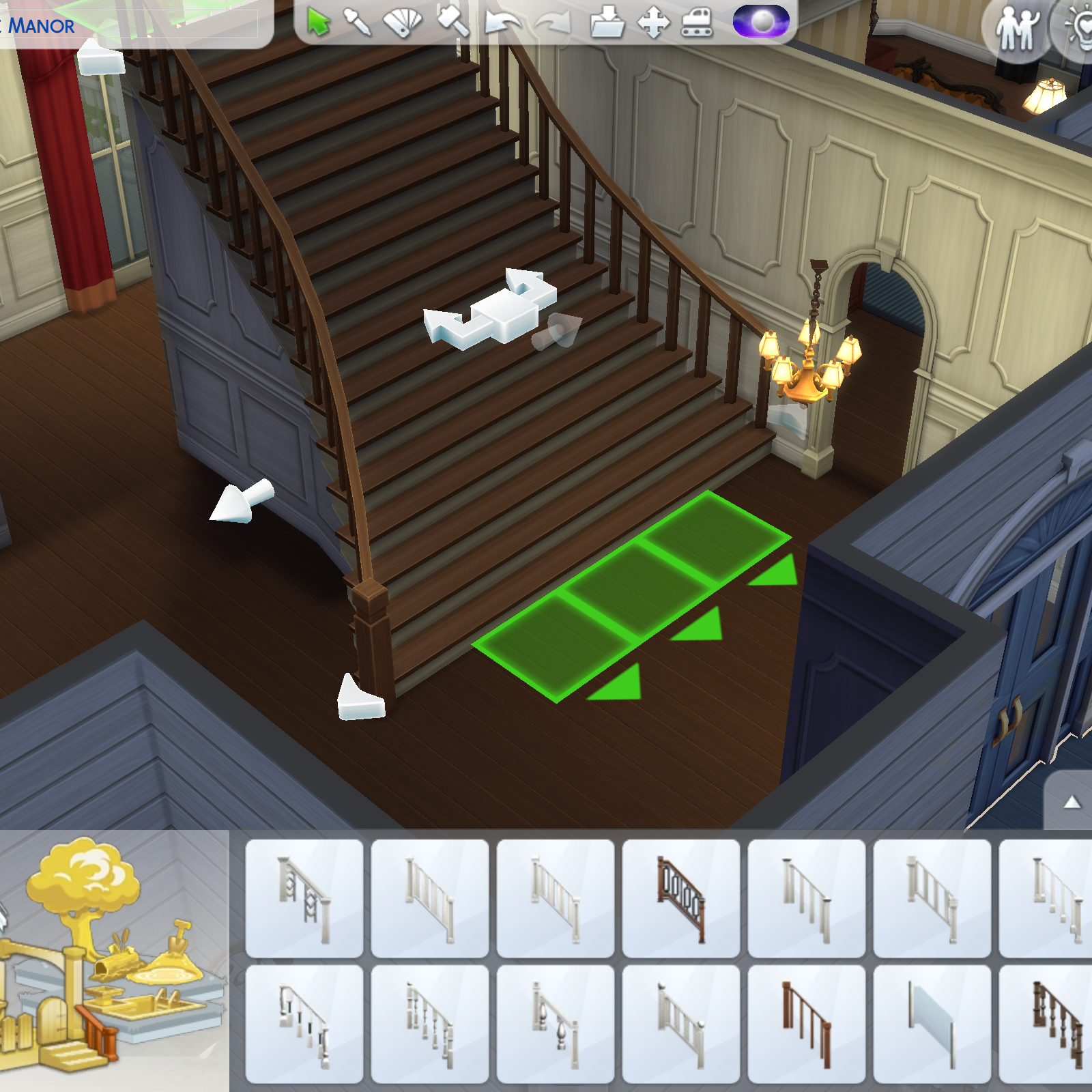 The Sims 4 Patch on February 3rd added new flared stairs