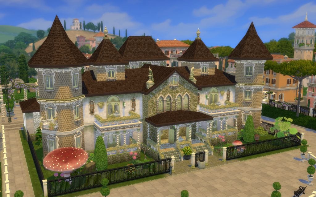 The Sims 4 Castles: 11 Royal Residental Lot Picks from The Gallery 24 Castle 7
