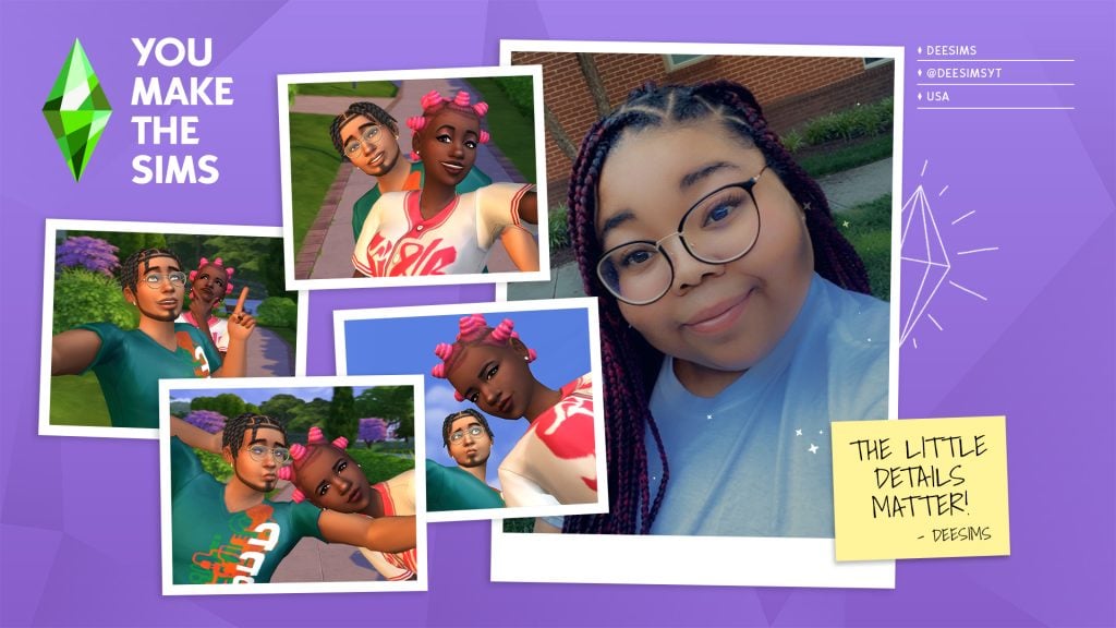 Celebrating Black History Month: The Sims 4 Content Creators and Stories You'll Love 11 DeeSims with EA's new hairstyles for black sims