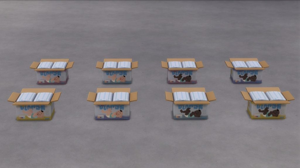 Diapers Supply Box Preview