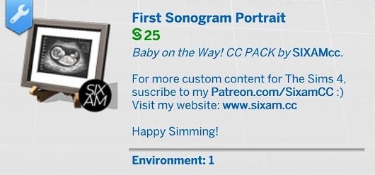 First Sonogram Portrait Detail