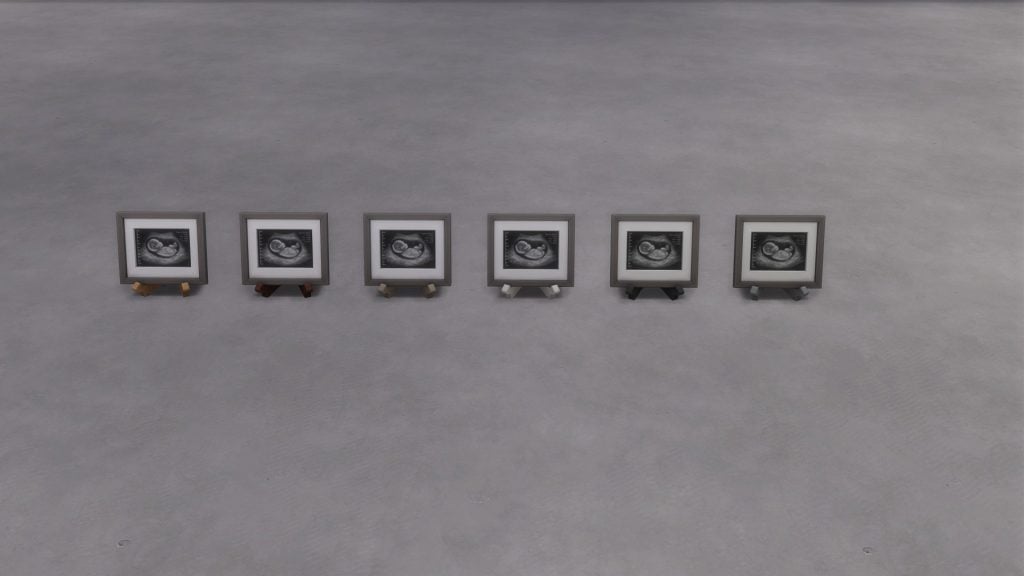 First Sonogram Portrait Preview