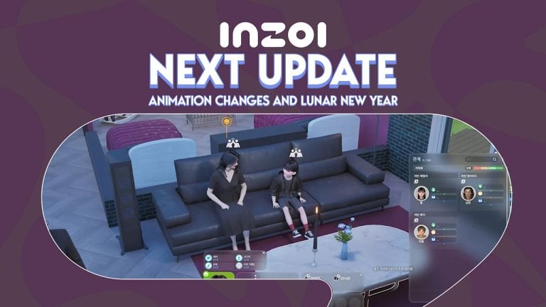 More on The Next InZOI Update: Upcoming Animation Changes and Lunar New Year Assets!