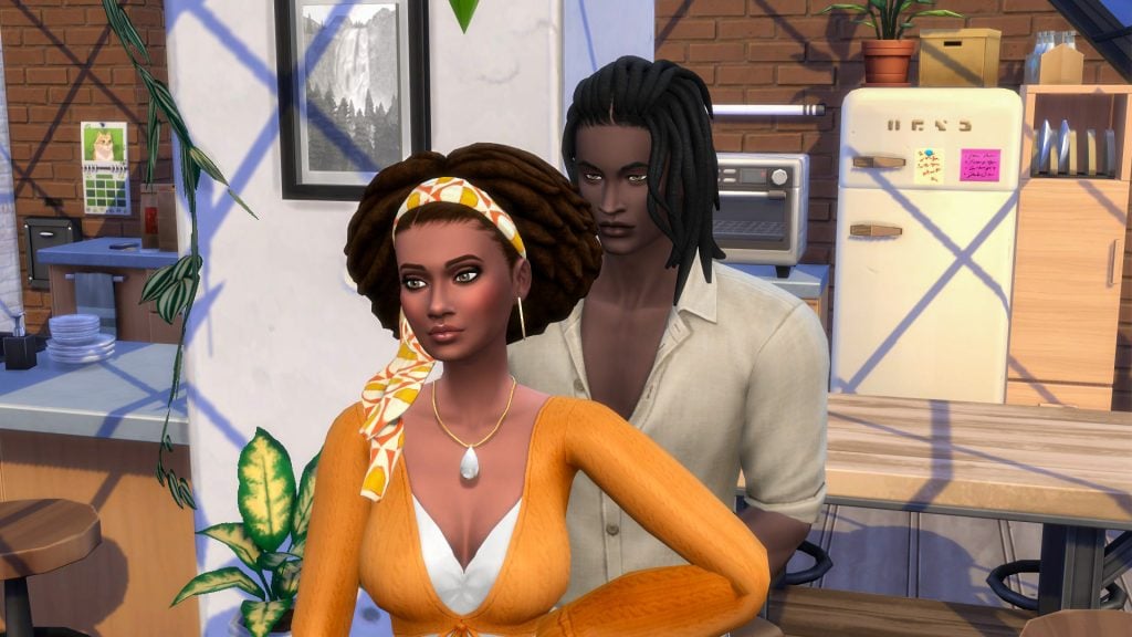 The Sims 4 Textured Hairstyles CC Showcase Screen 3