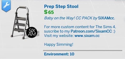 Prep Step Stool Detail