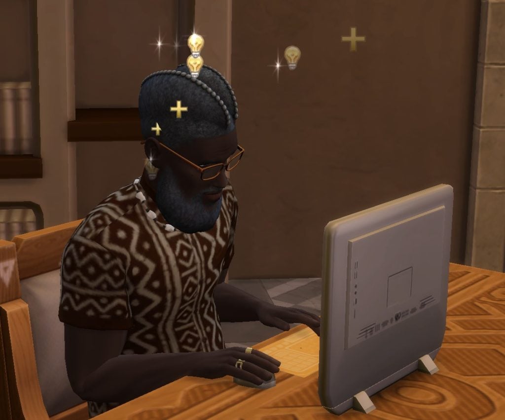 Sims Scandal- The Sims 4: Royalty & Legacy, Computer